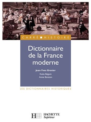 cover image of Dictionnaire de la France moderne--Ebook epub